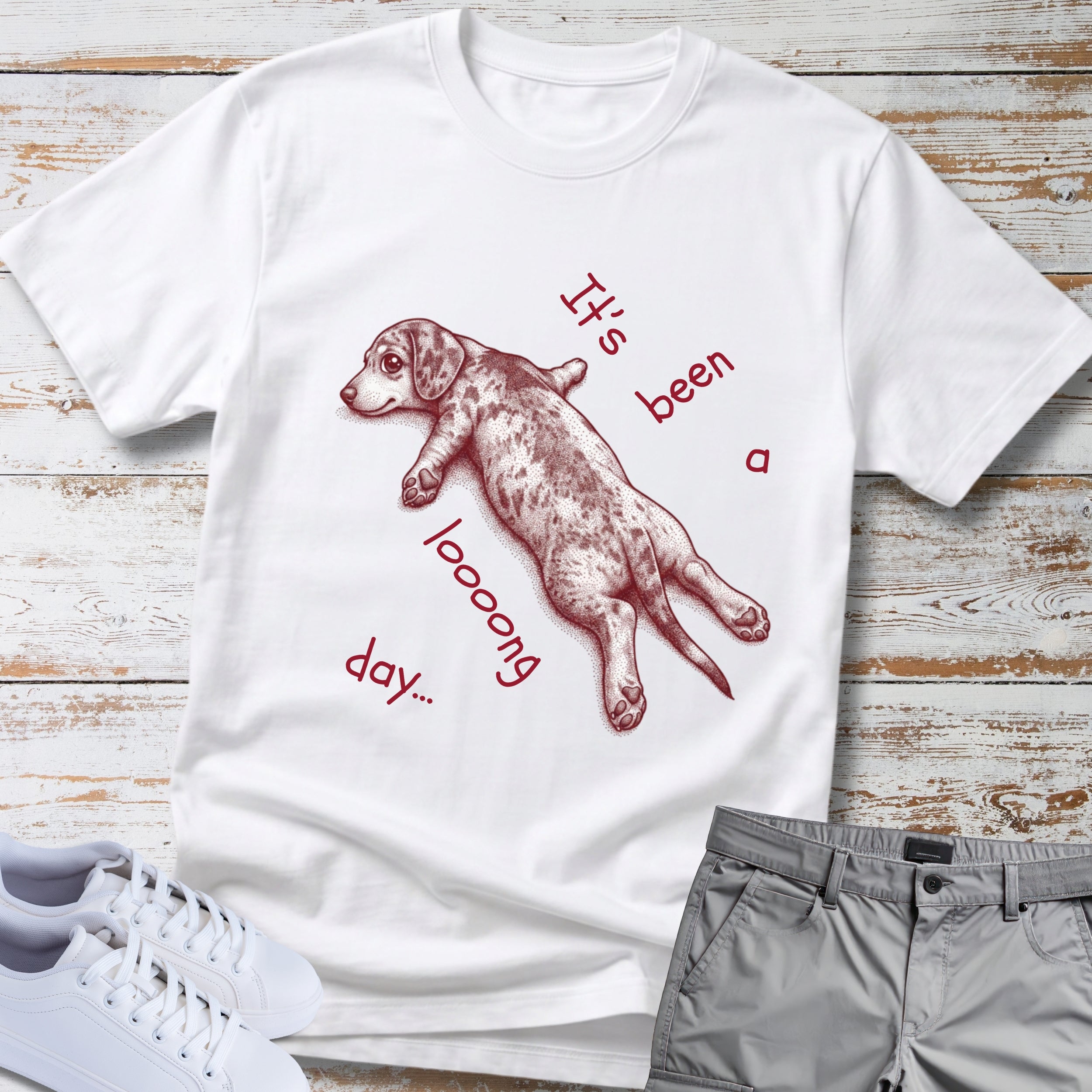 Dachshund "It's Been a Long Day" T-Shirt