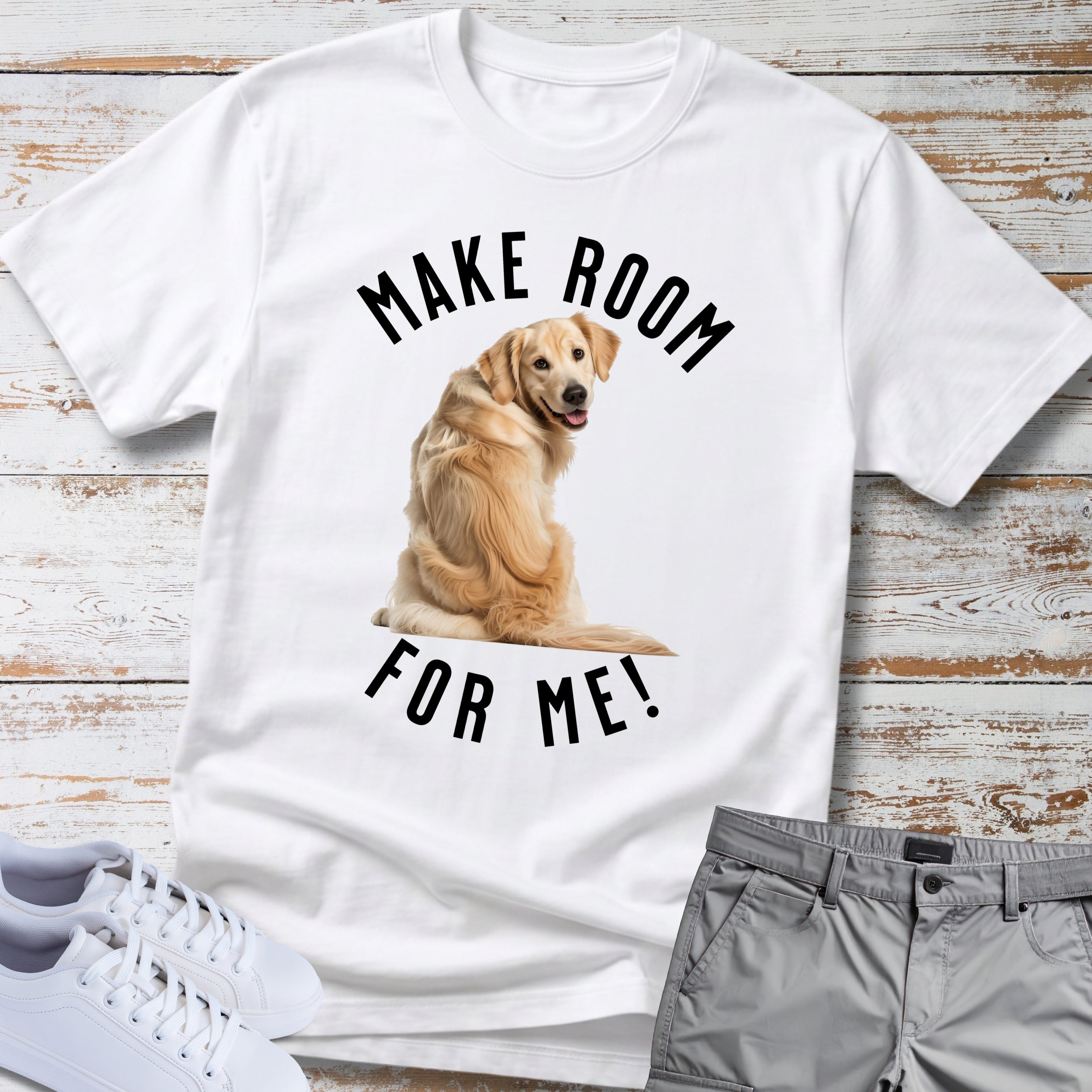 Golden Retriever Make Room For Me! T-Shirt