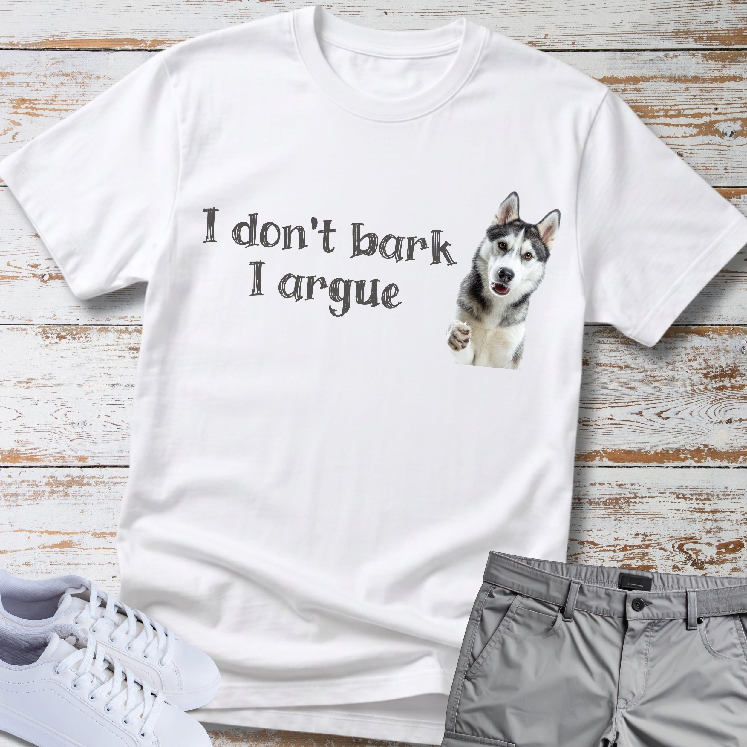 I Don't Bark, I Argue Shirt Siberian Husky Shirt
